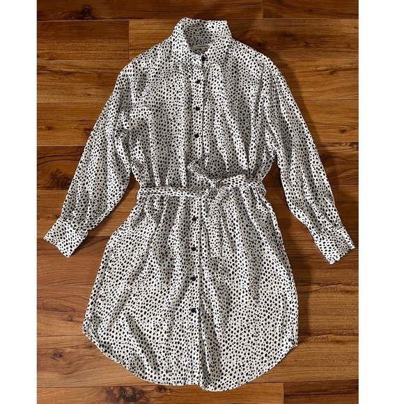 Emerson Fry Cheetah Shirt Dress Medium - Picture 3 of 16